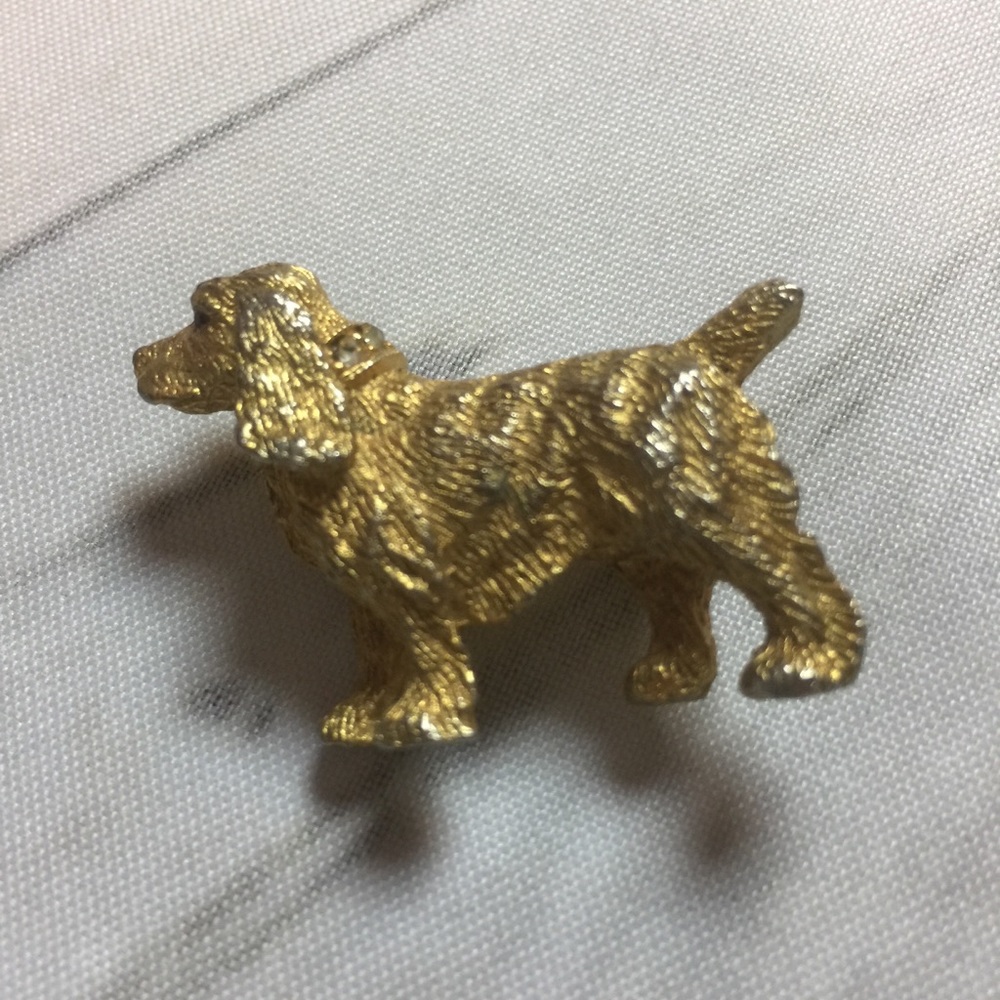 Vintage Dog Brooch